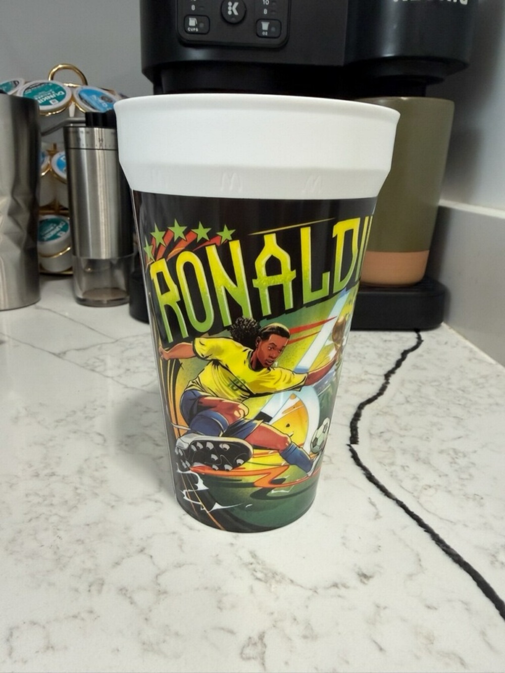 2026 McDonald's Ronaldinho Collector Cup FIFA World Cup Soccer Cup Plastic